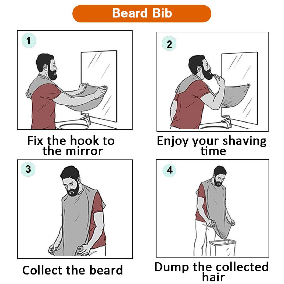 Beard Bib Apron for Men