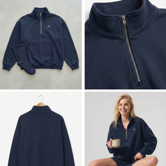 Halsten Aloo Quarter Zips