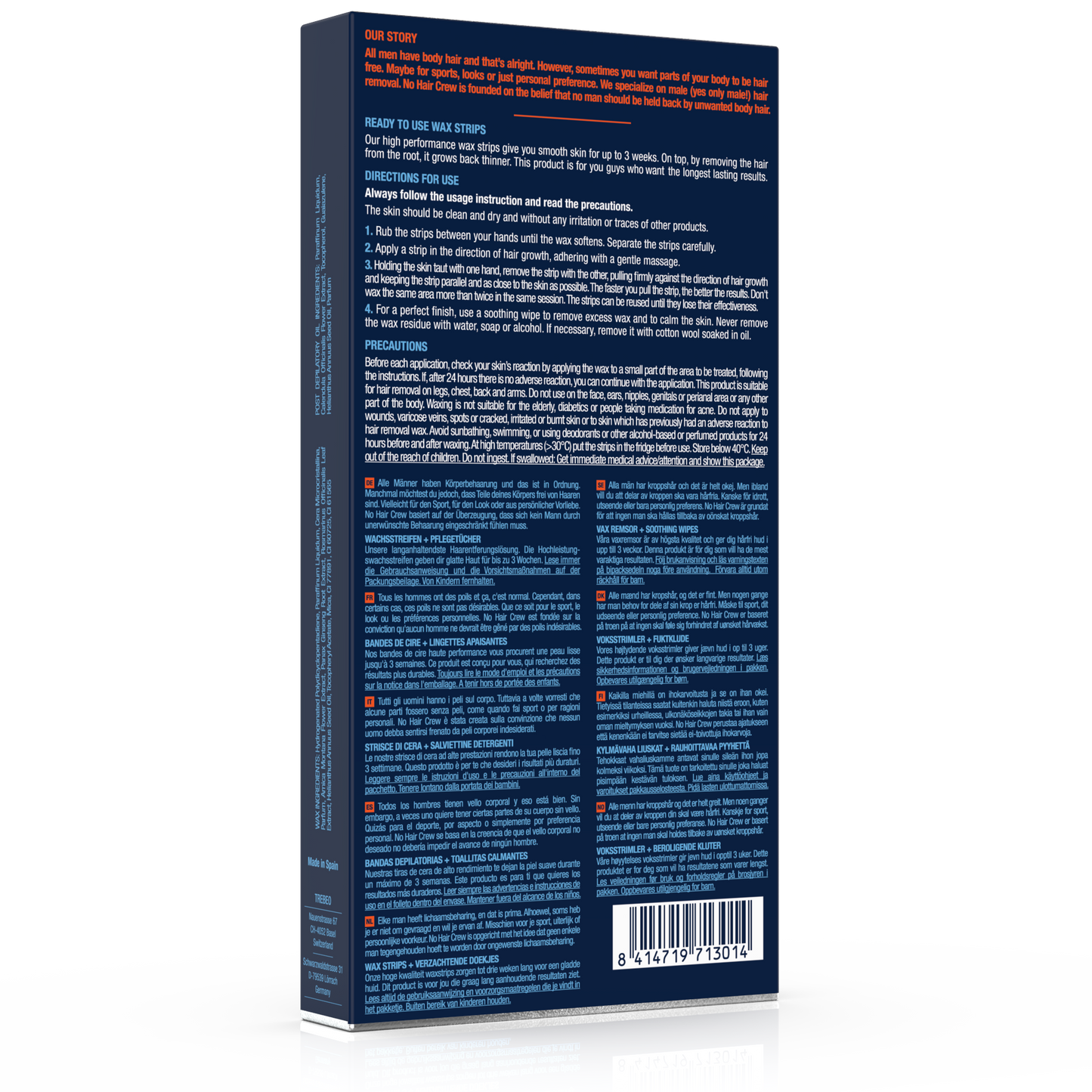 Hair Removal WAX STRIPS